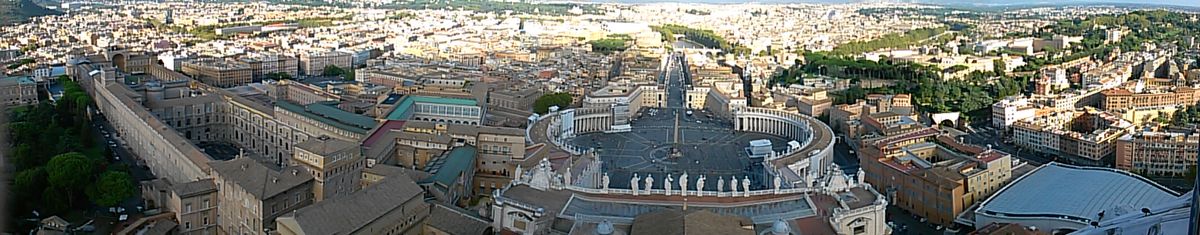 Rome - from the top of St Peter's Cathedral