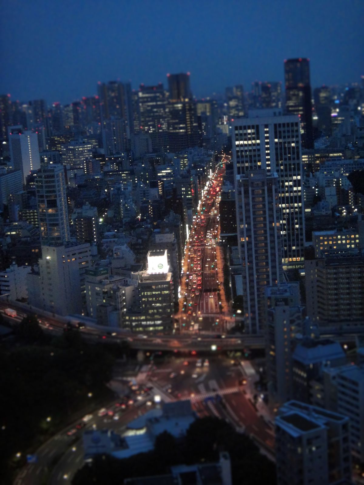 Busy street in Tokyo