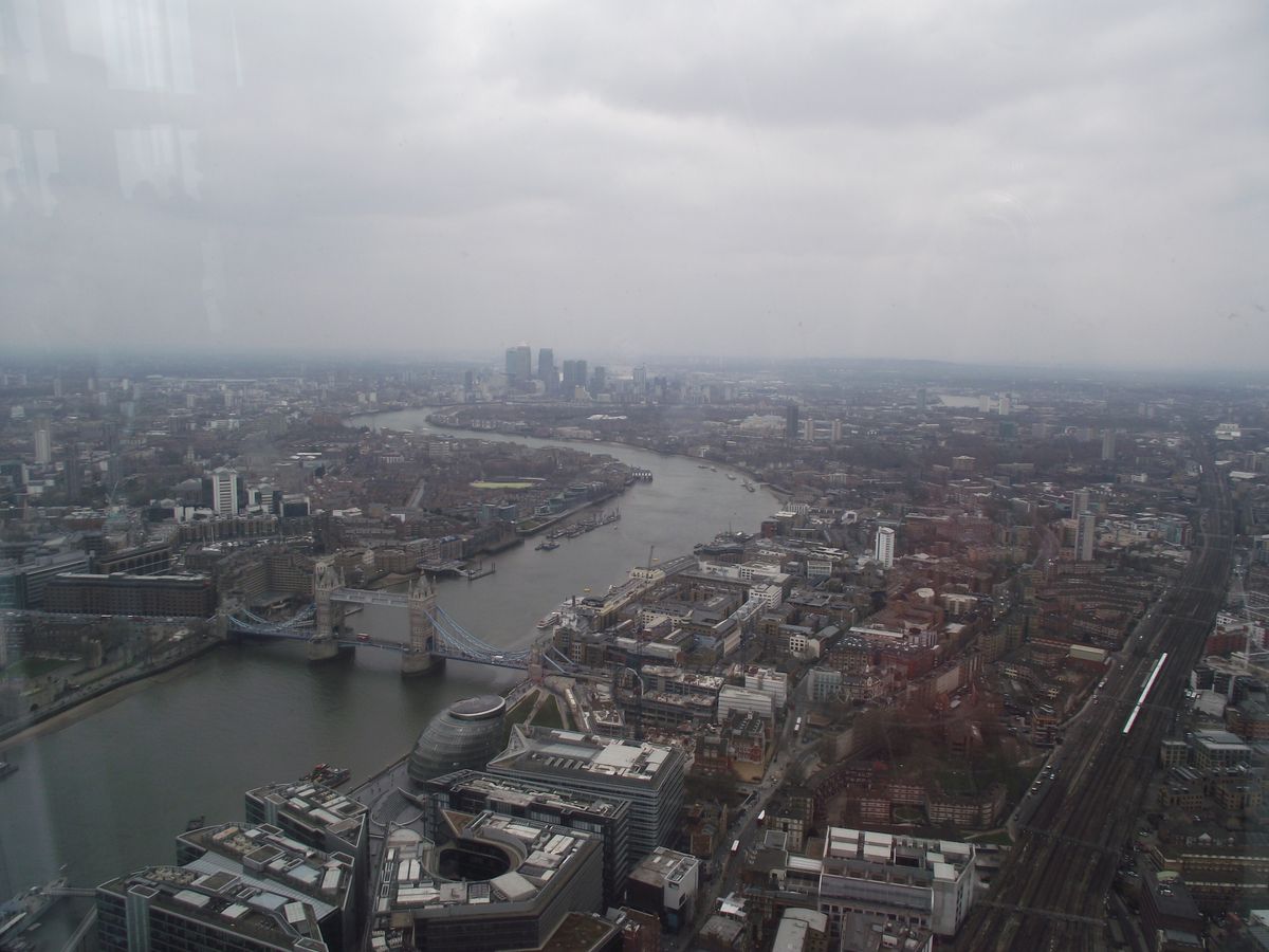 tower bridge above