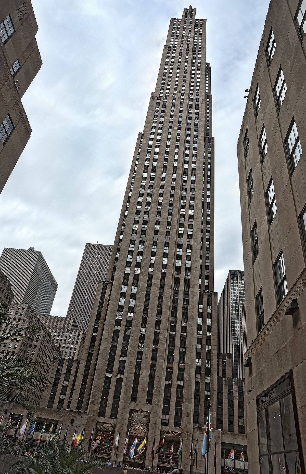 Top of the Rock building. New york City