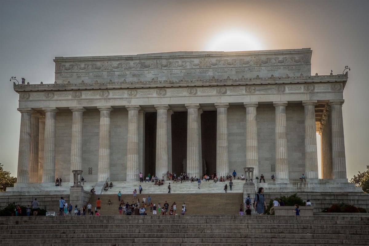 The Lincoln Memorial. Washington DC