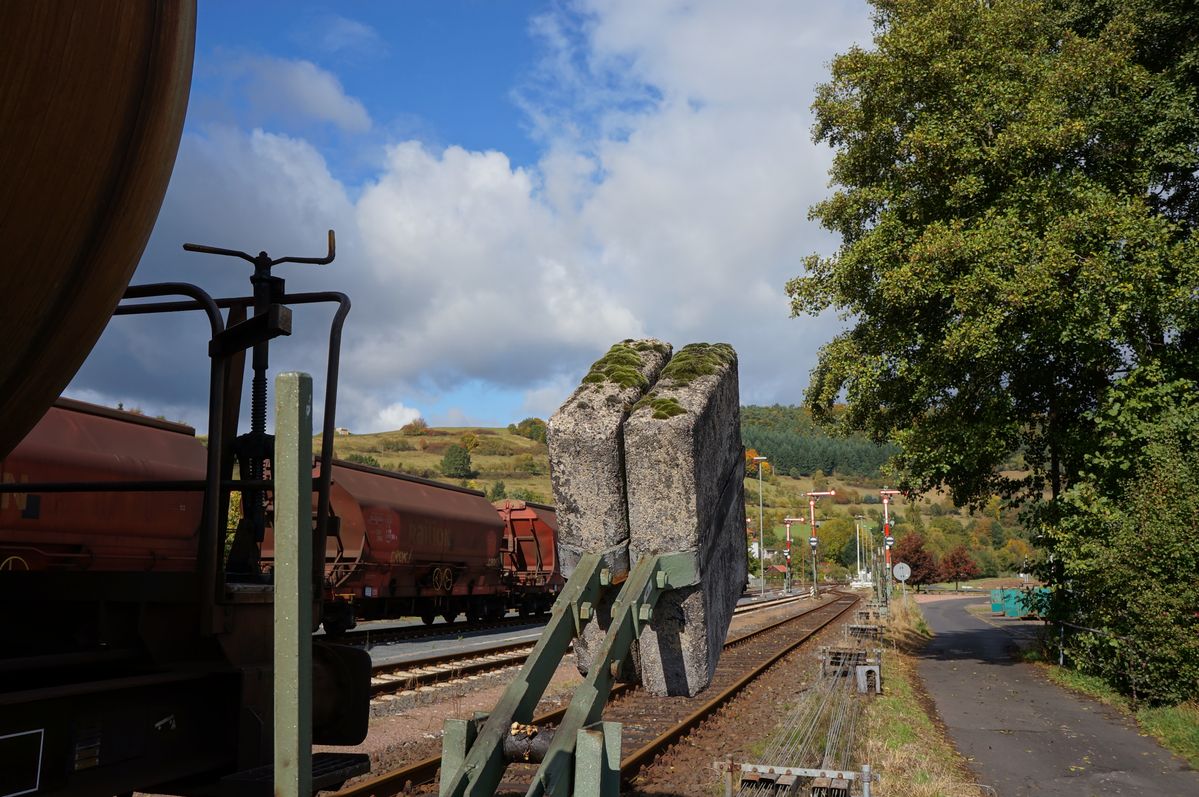 Gegengewicht für Eisenbahnsignal- und Weichenbetätigung