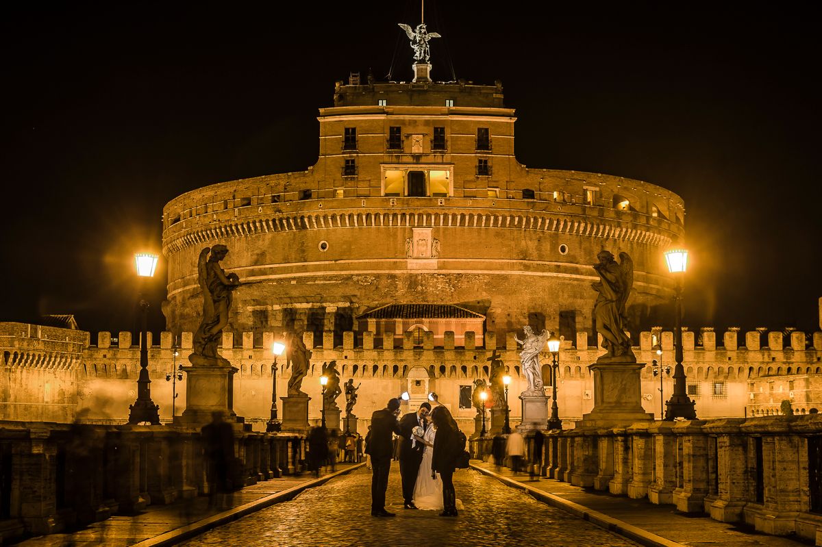 Puente y castillo de Sant´ Angelo Roma