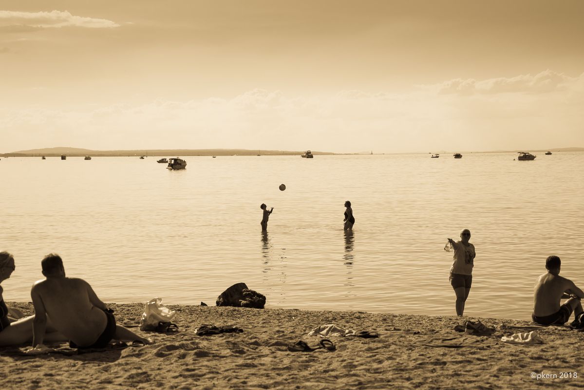 Feierabend am See..