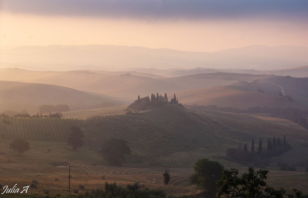 Sunrise in Tuscany