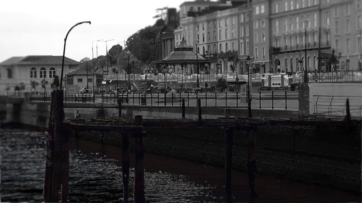 Queens Town Cork Pier Used By Last Passengers To Board The Titanic 100 Years Ago.