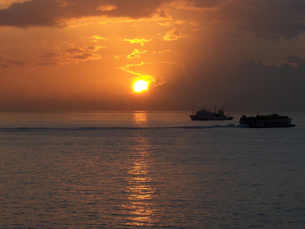 Sonnenuntergang am Bodensee