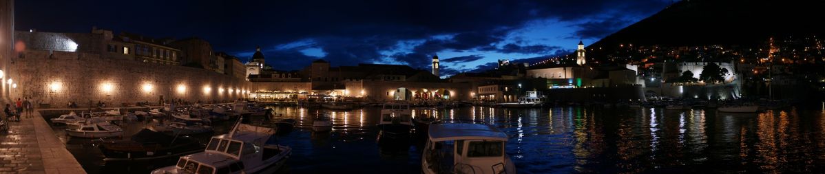 Old harbour of Dubrovnik/Croatia as seen in July 2012.